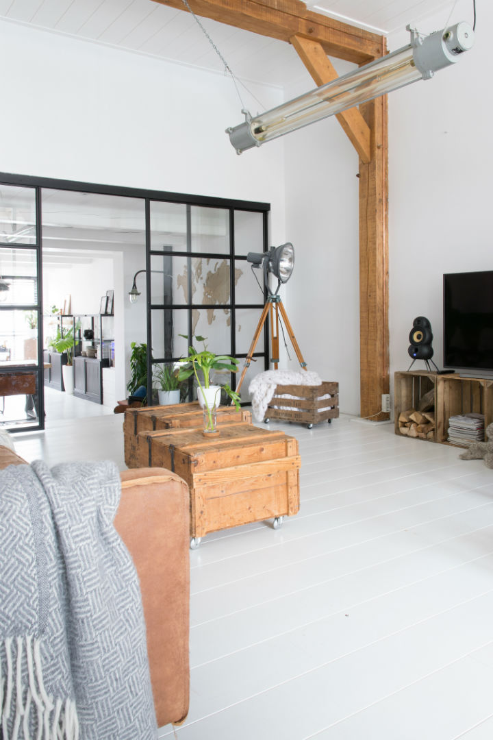 White Interior With Industrial Flair 15