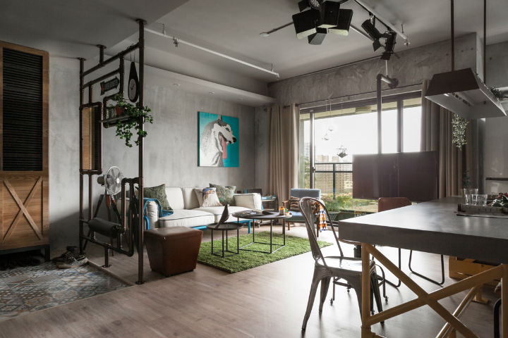 contemporary family apartment interior design 4