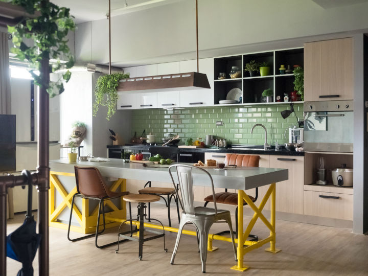 contemporary family apartment interior design 