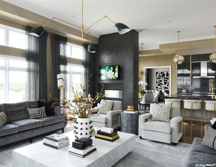 Glamorous Chic and Sophisticated Interiors 10