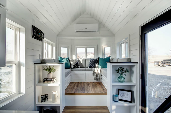 tiny stylish trailer home interior design 16