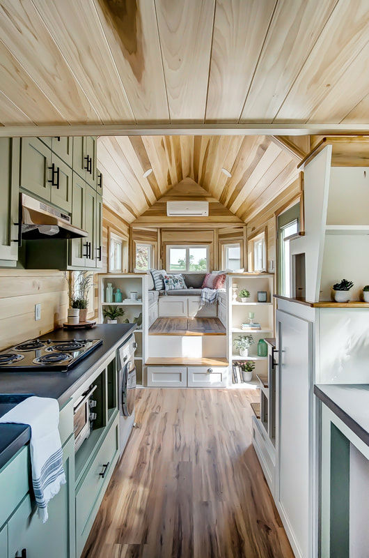 tiny stylish trailer home interior design 31