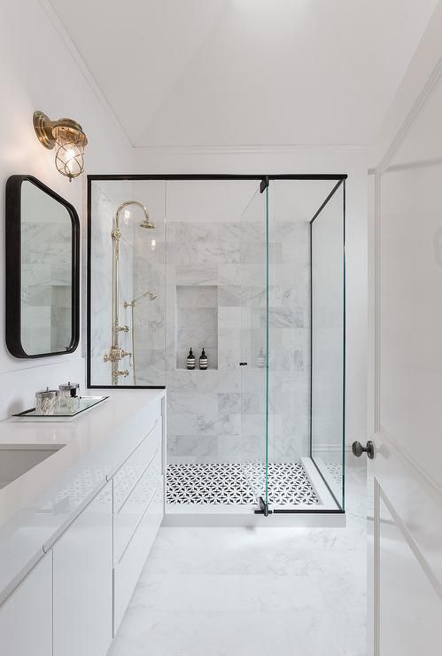 marble in shower design idea 4