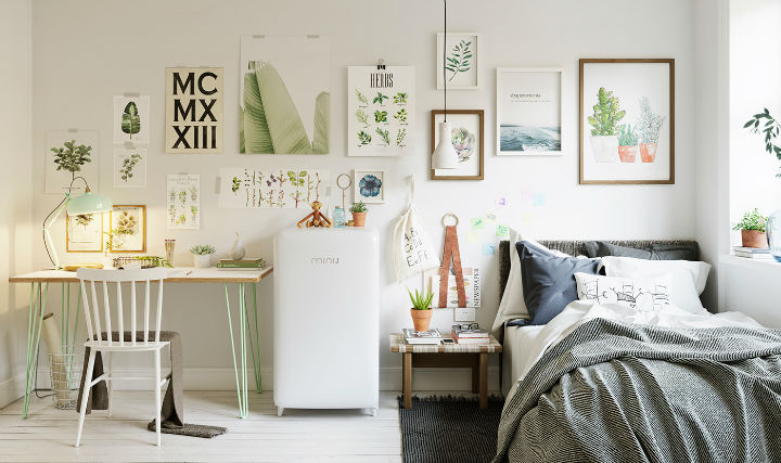 Small Studio Ideas For Tiny Home Interiors Decoholic,Black Mirrored Furniture Bedroom Ideas
