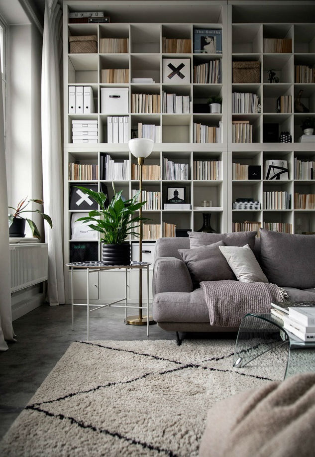 small Scandinavian loft interior design idea 12
