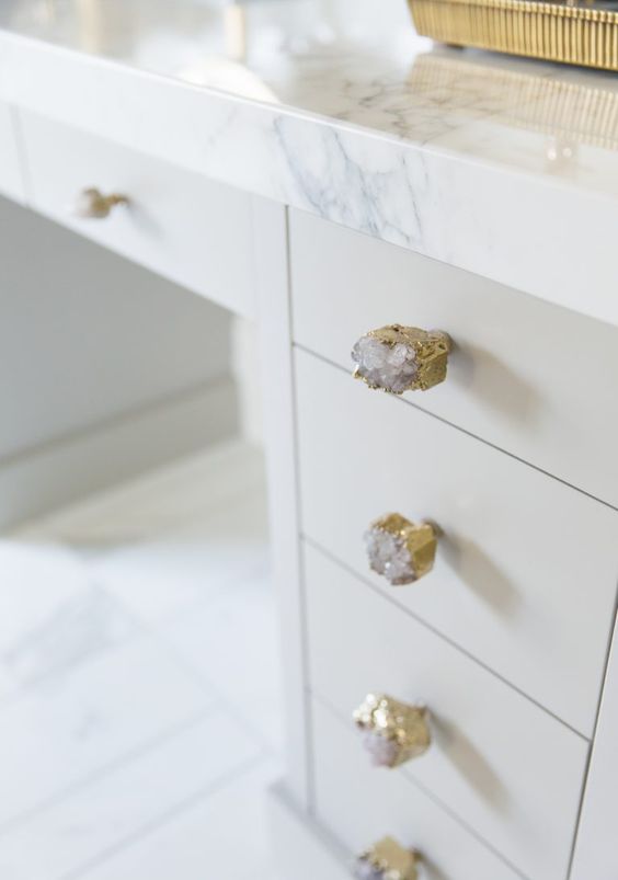 crystal glam drawer handles