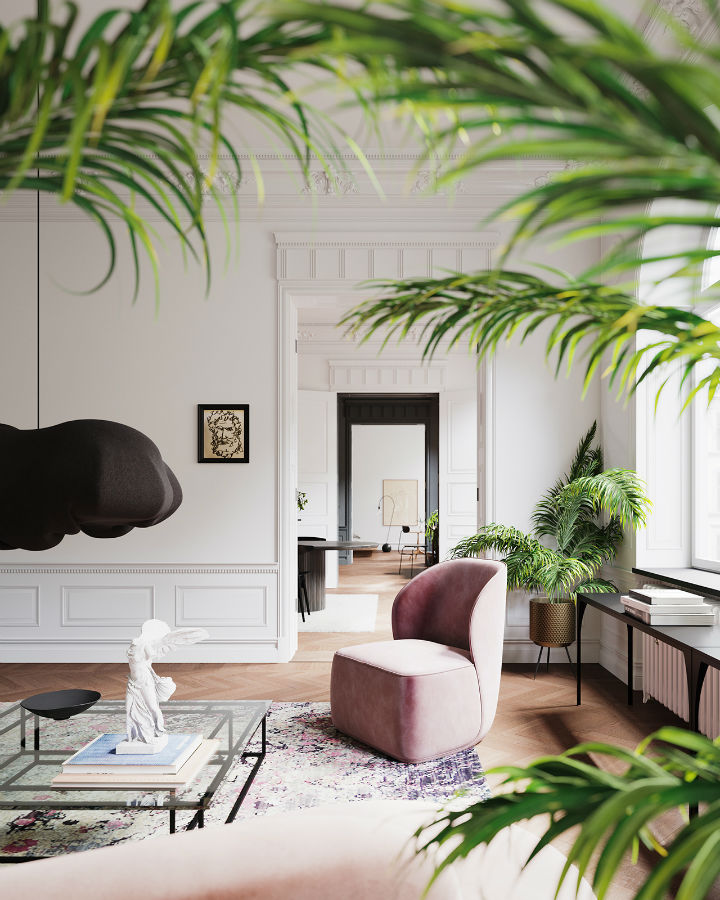 Scandinavian Contemporary interior design To a Classic Space 2