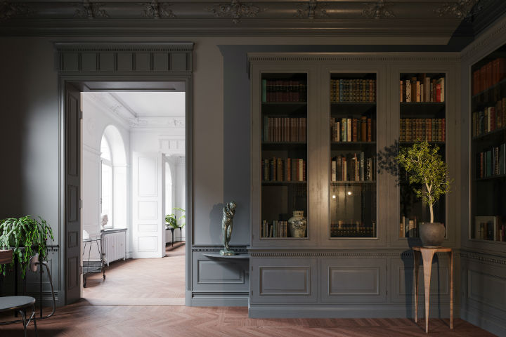 Scandinavian Contemporary interior design To a Classic Space 6