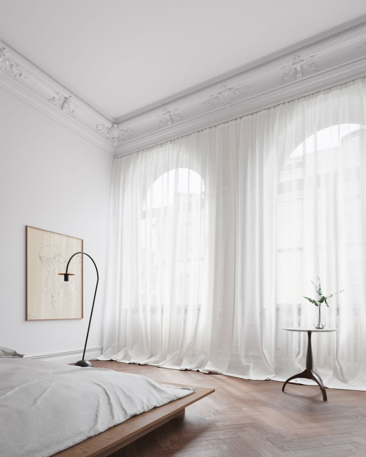 Scandinavian Contemporary interior design To a Classic Space 8