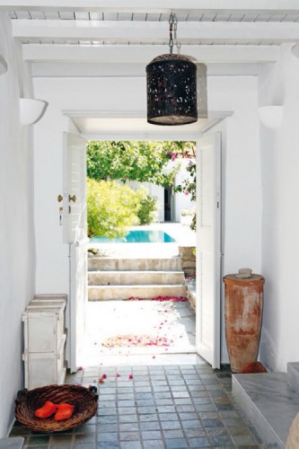 beautiful house greek island interior 13
