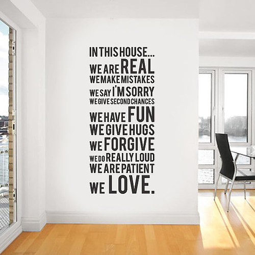 decal smart quote for the entrance