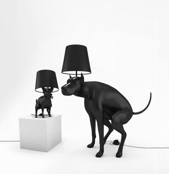 Unique Pooping Black Dog Lamps By Whatshisname Decoholic