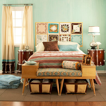 pastel vintage room decor 