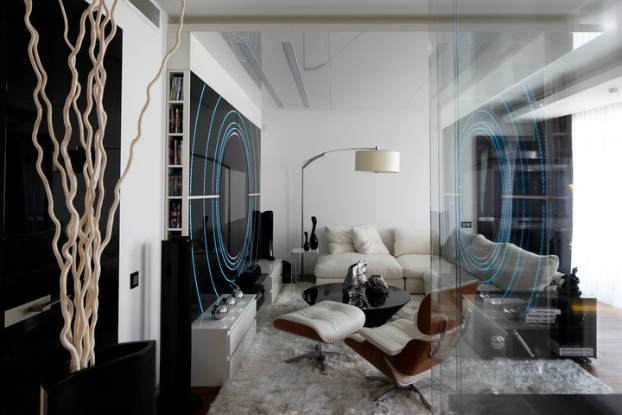 Black and White House by Geometrix interior Design 2