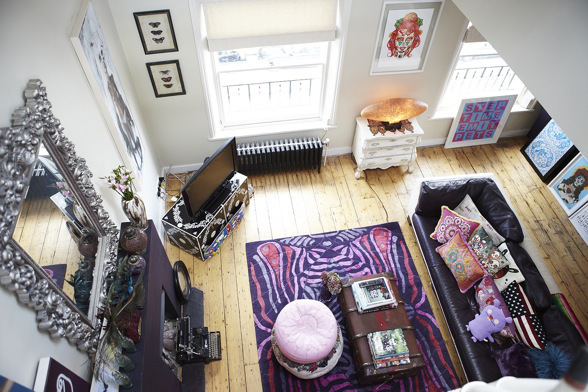 Colorful Apartment interior design in London 20