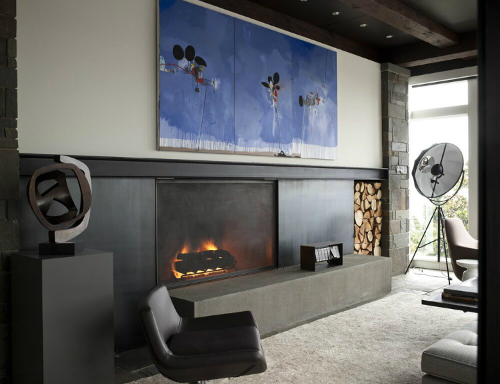 Art House contemporary living room