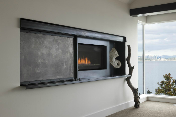 Art House contemporary fireplace