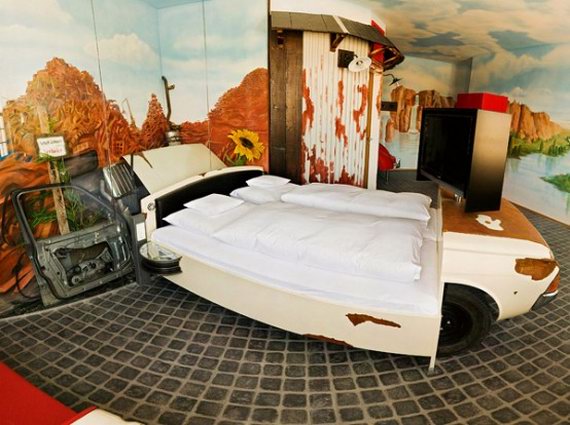 Cars Repurposed as Beds 9