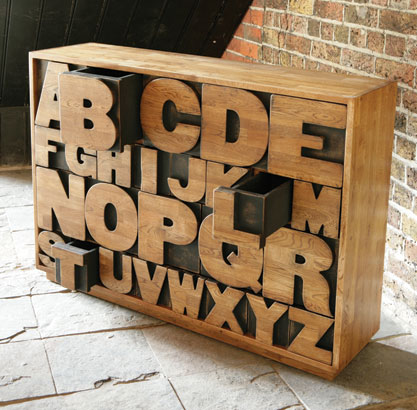 Alphabet Chest of Drawers by Kent and London 1