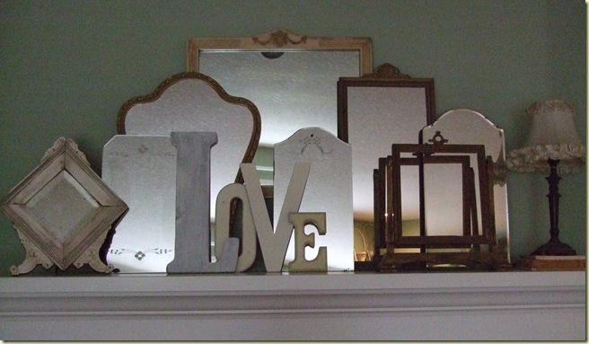 many small mirror on the wall decorating ideas