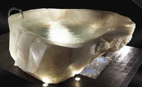 one million dollar crystal bathtub by paolo baldi