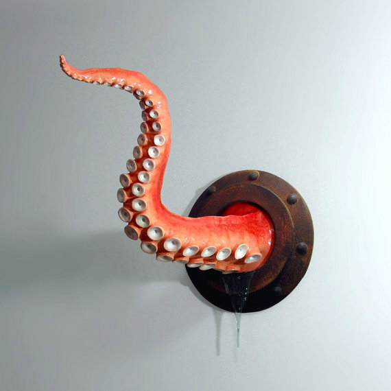 Steampunk Wall Tentacle 4