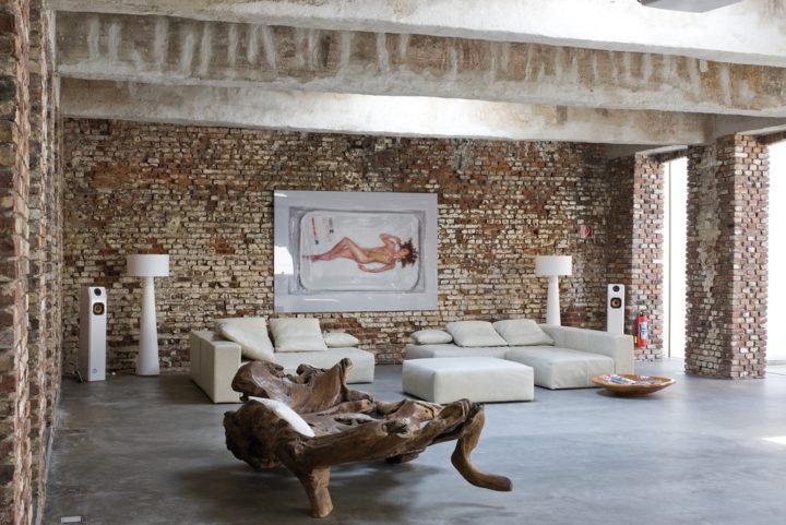 Industrial Minimalist living room