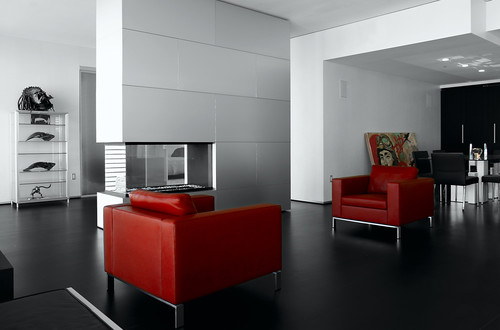 Red Living Room Interior Design Ideas 