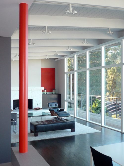Red Living Room Interior Design Ideas 55
