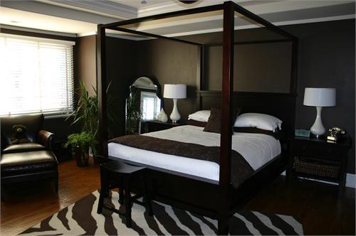 chocolate brown bedroom