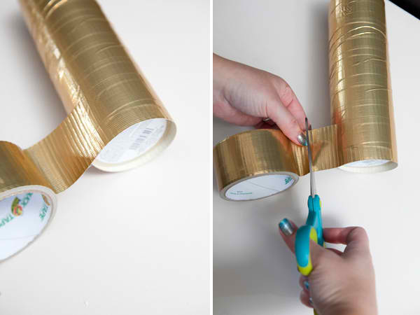 DIY duck tape candles 5 ideas