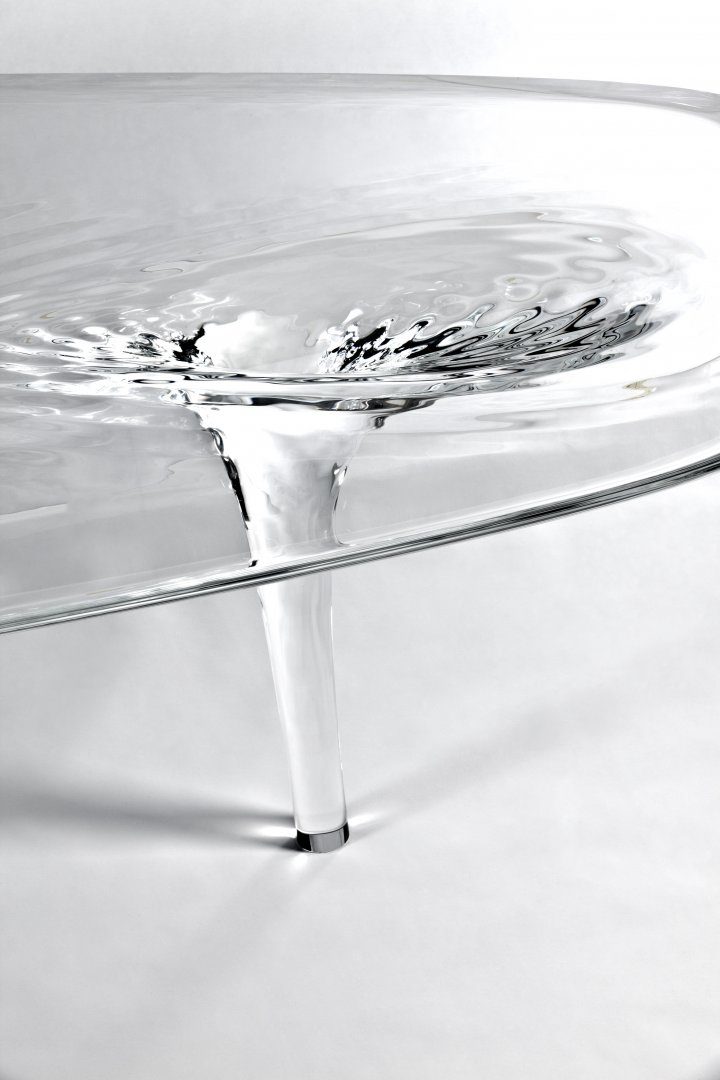 Liquid Glacial dining Table by Zaha Hadid