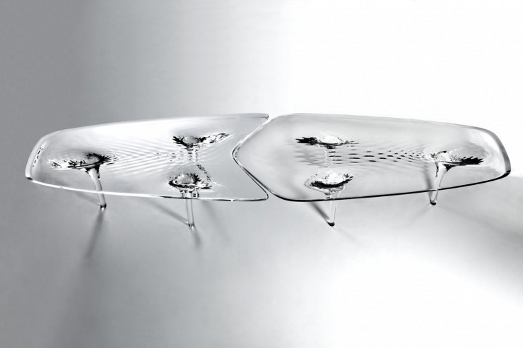 Liquid Glacial Dining Table by Zaha Hadid 3