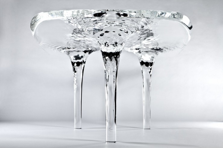 Liquid Glacial Dining Table by Zaha Hadid 7
