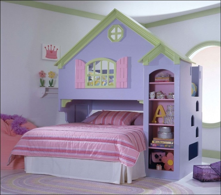 Tradewins Doll House Wood Loft Bunk Bed