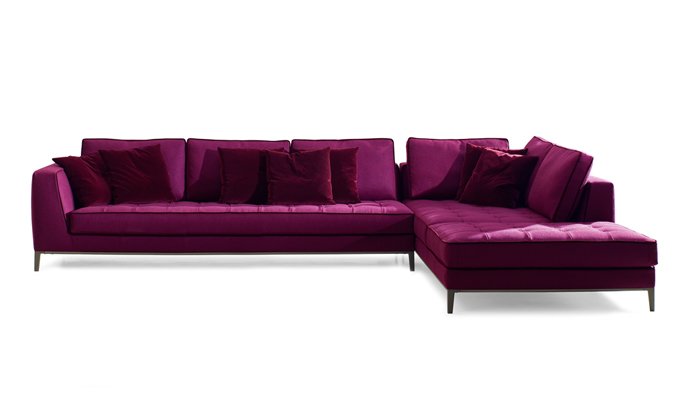 modern purple sectional sofa