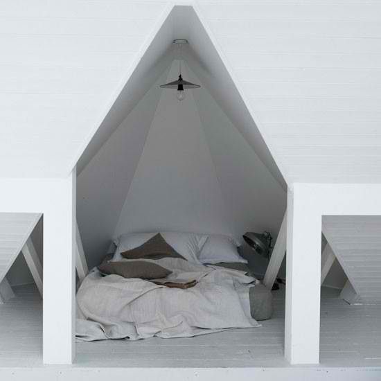 small attic bedroom