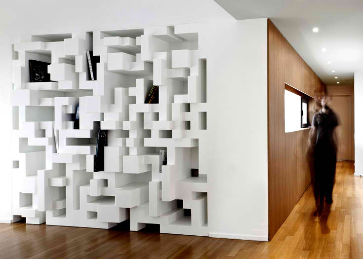 Tetris bookshelf designed by eleftherios ambatzis