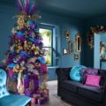 purple cristmas tree decorating ideas