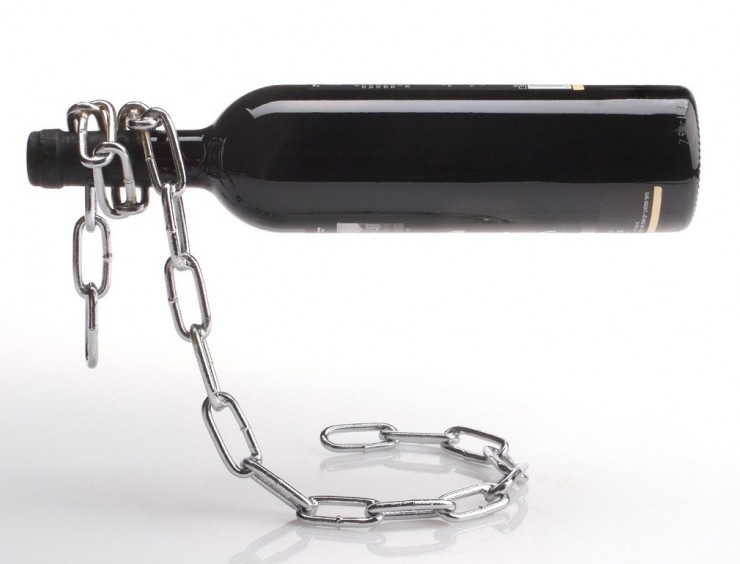 Lily's Home Chain Wine Bottle Holder