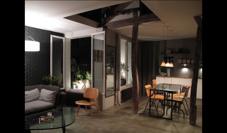 attic house 7 interior design in paris