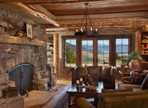 Rustic Interior Design by Halvorsen Architects