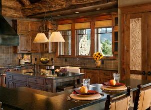 Rustic Interior Design by Halvorsen Architects