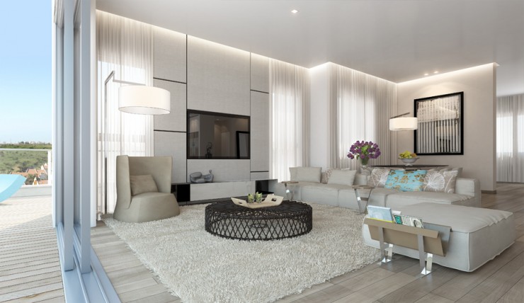 Modern Penthouse interior design ideas by Ando
