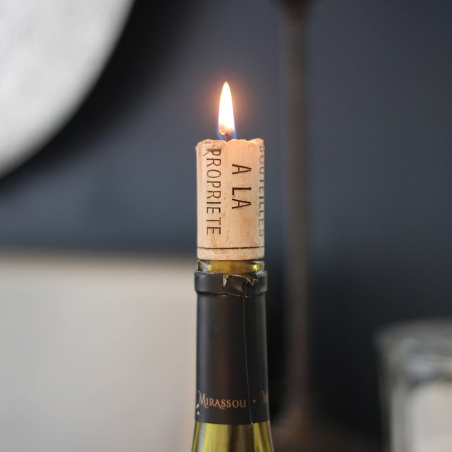 Wine Cork Candles with Merlot Scent