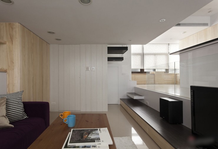 modern black and white apartment 3 interiors