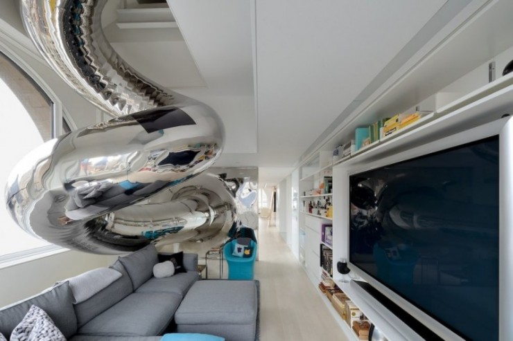 penthouse with slide 