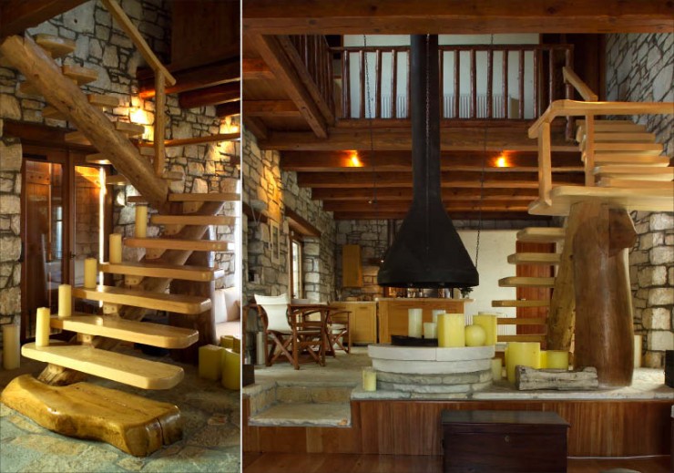 Awesome Traditional Stone House interiors In Pelion Greece