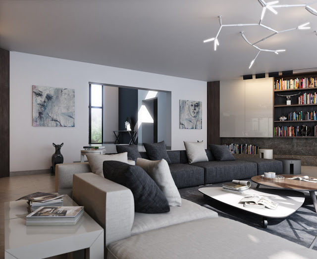 contemporary living room Vladimir Bolotkin3