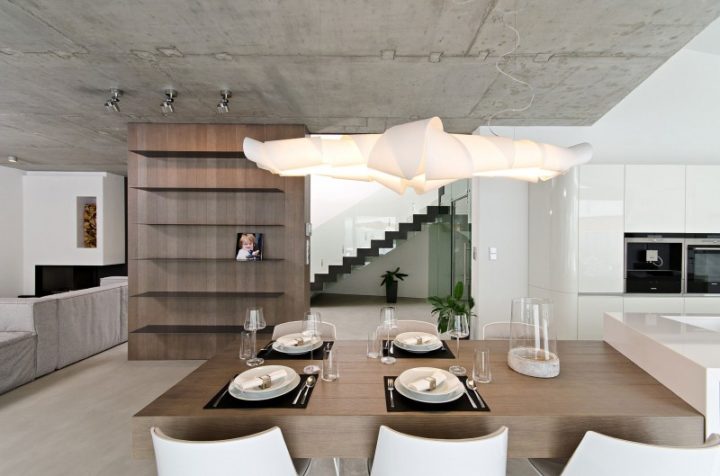 contemporary concrete home interiors by ooox